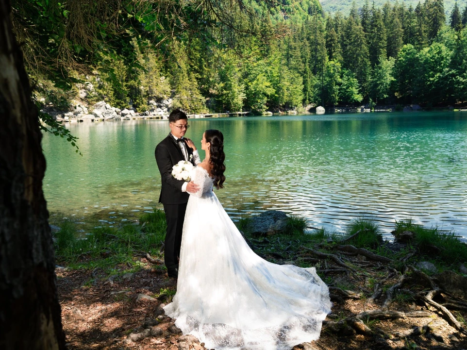 Photographe Mariage Couple Lac Vert